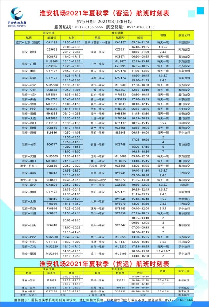 涟水国际机场航班资讯速览：最新动态一览无遗